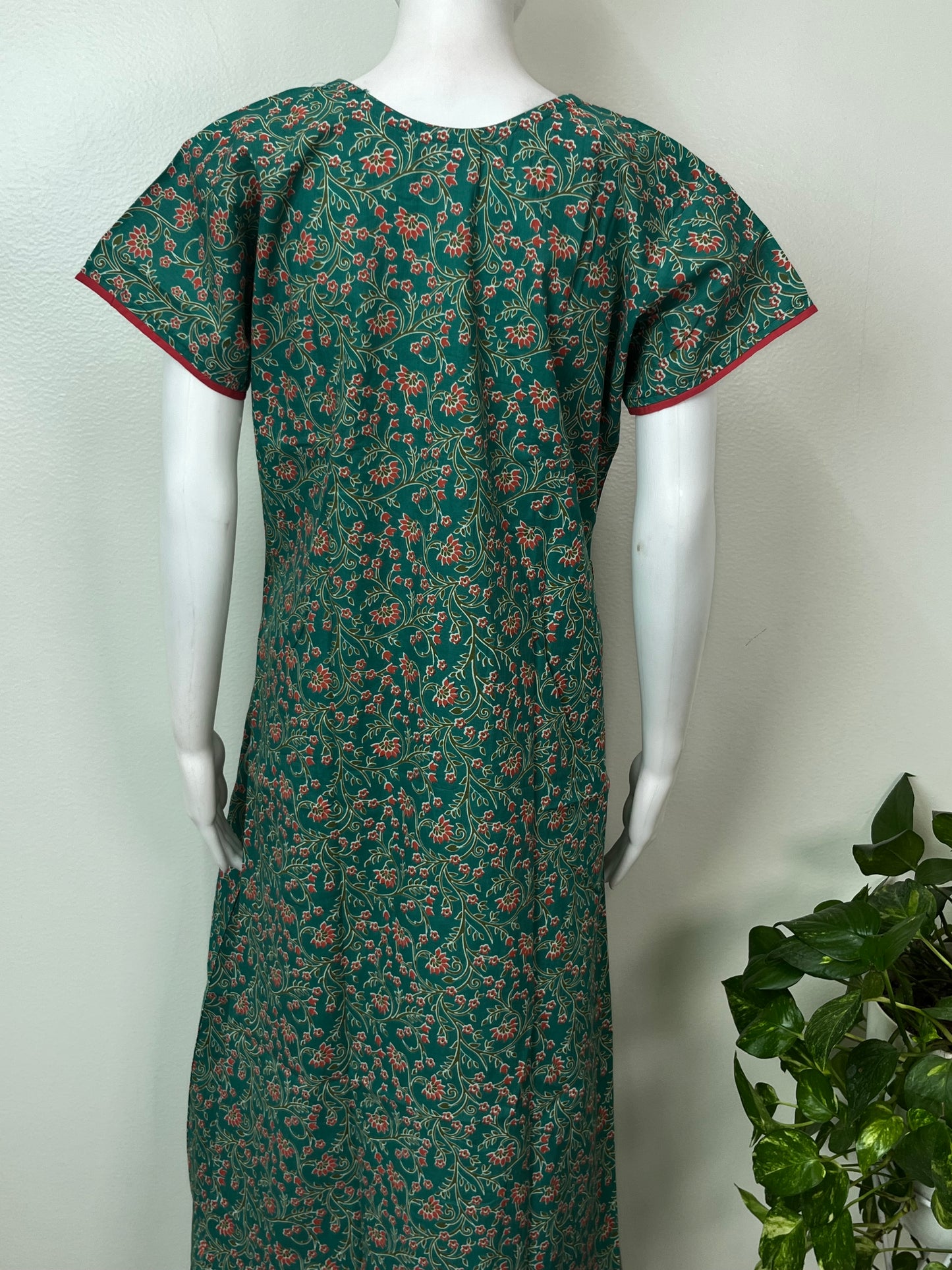 Green Pure Cotton Nighty Soft & Comfortable