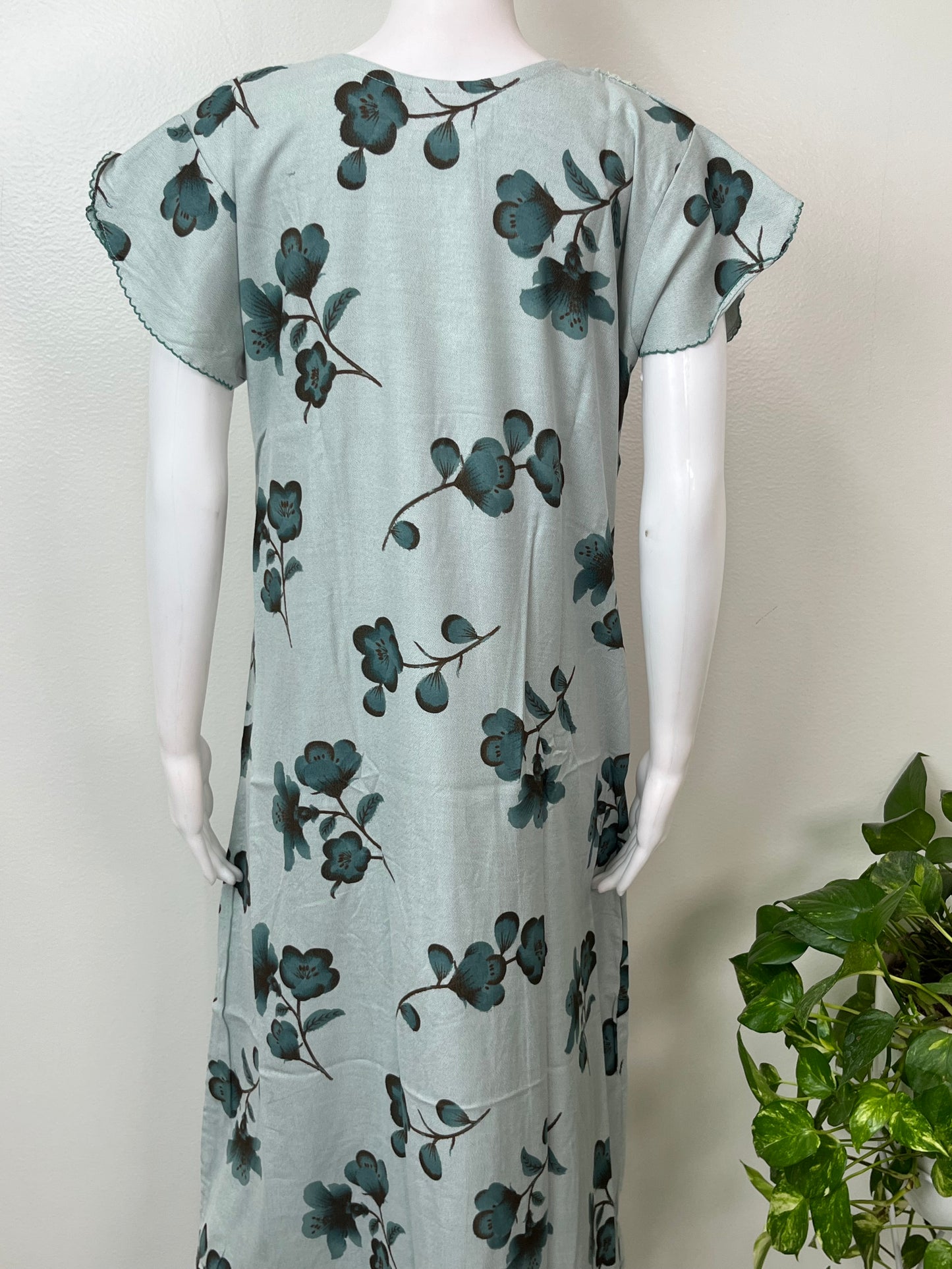 Sea Green Soft & Breathable Alpine fabric Nighty