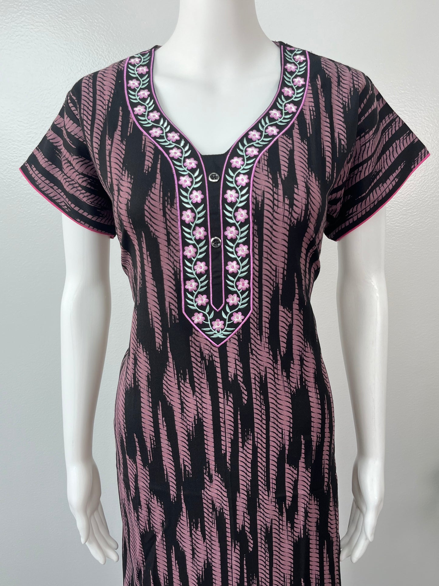 Pink Alpine Fabric Nightgown Soft & Breathable