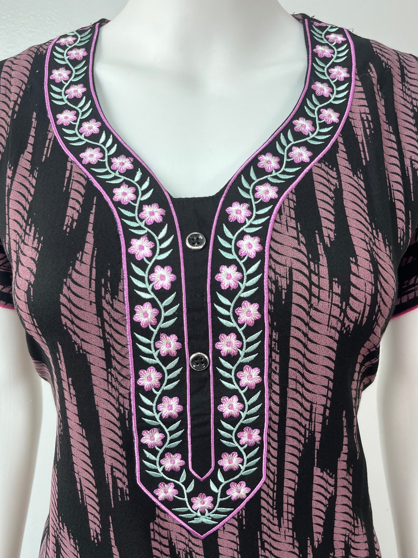 Pink Alpine Fabric Nightgown Soft & Breathable