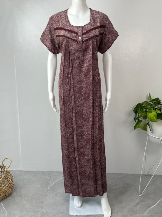 Maroon Alpine Nighty Soft & Breathable for Women