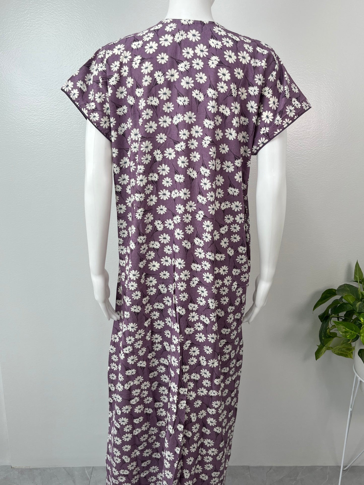 Purple Printed Alpine Nightgown for Women