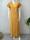 Mustard Soft & Breathable Alpine Nighty for Women