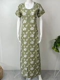 Pastel Green Alpine Nightgown for Women