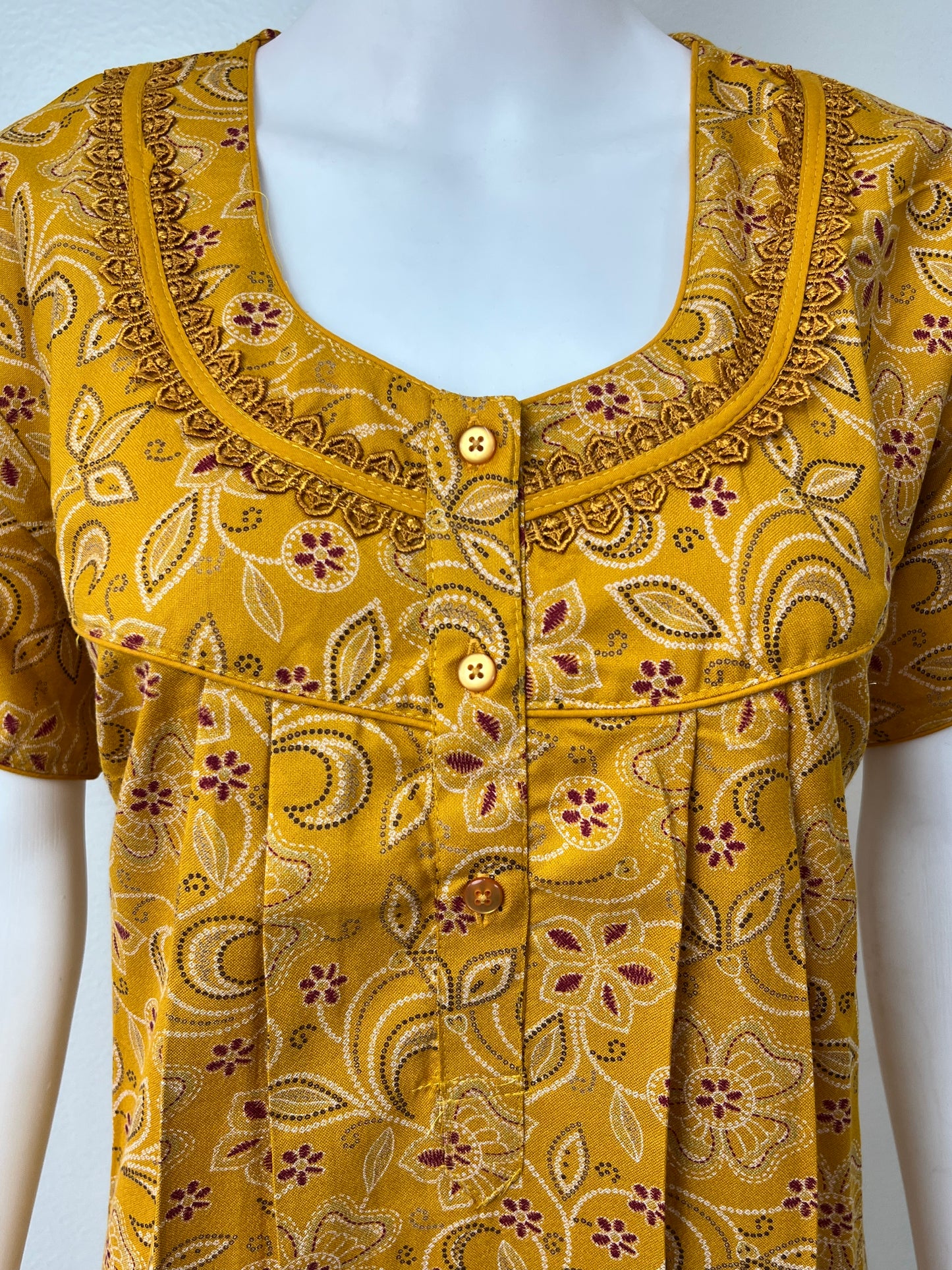 Mustard Alpine Fabric Nighty Soft & Breathable