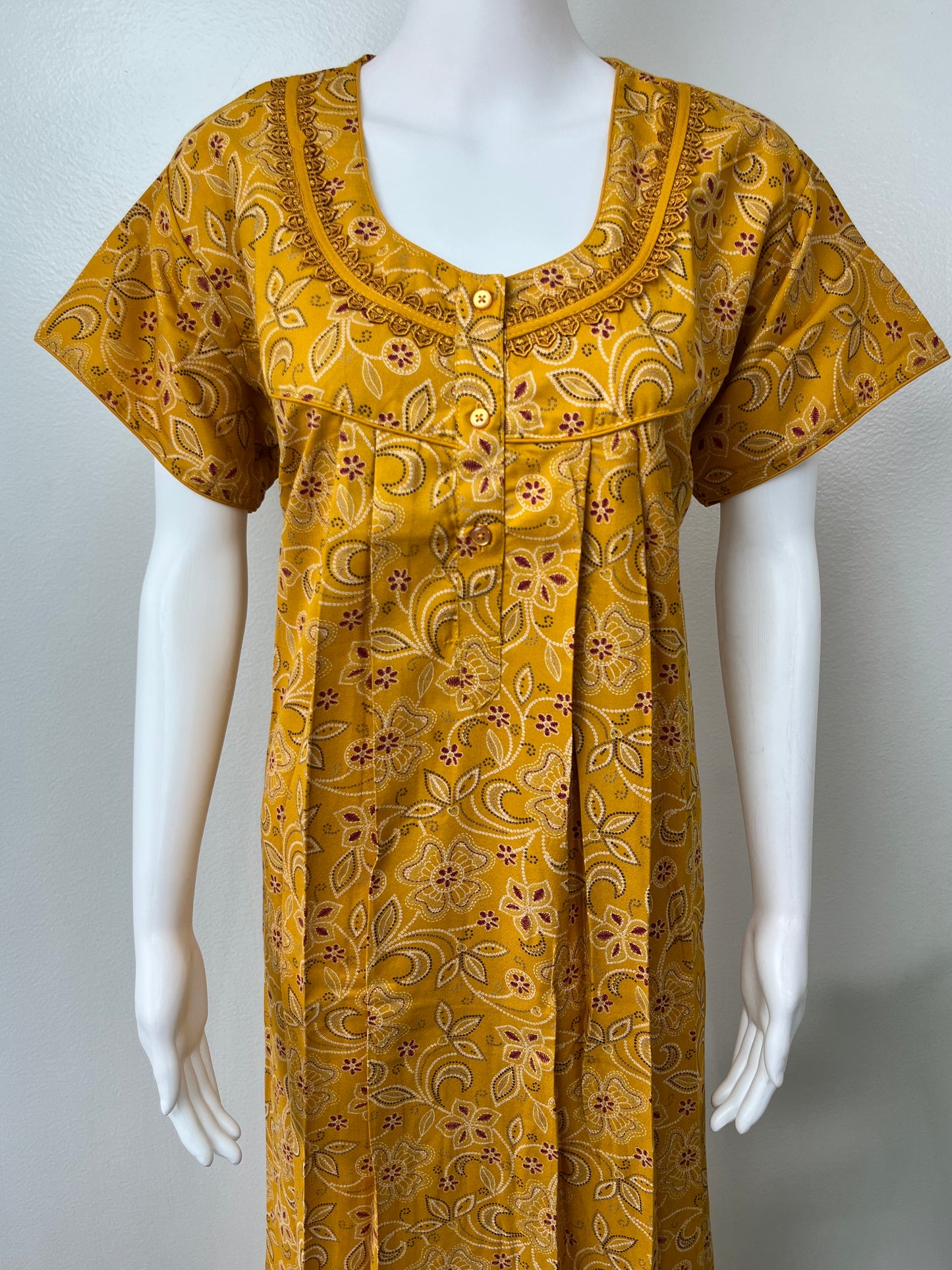 Mustard Alpine Fabric Nighty Soft & Breathable