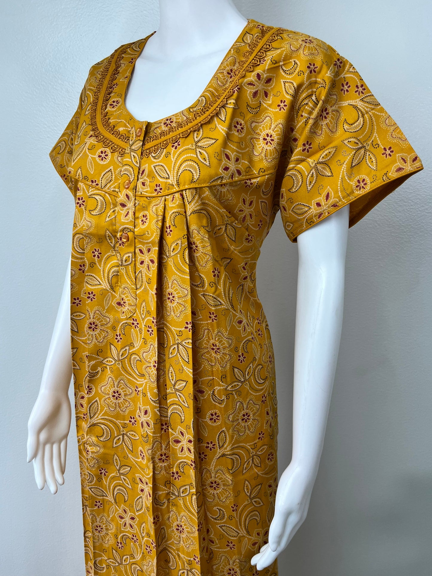 Mustard Alpine Fabric Nighty Soft & Breathable