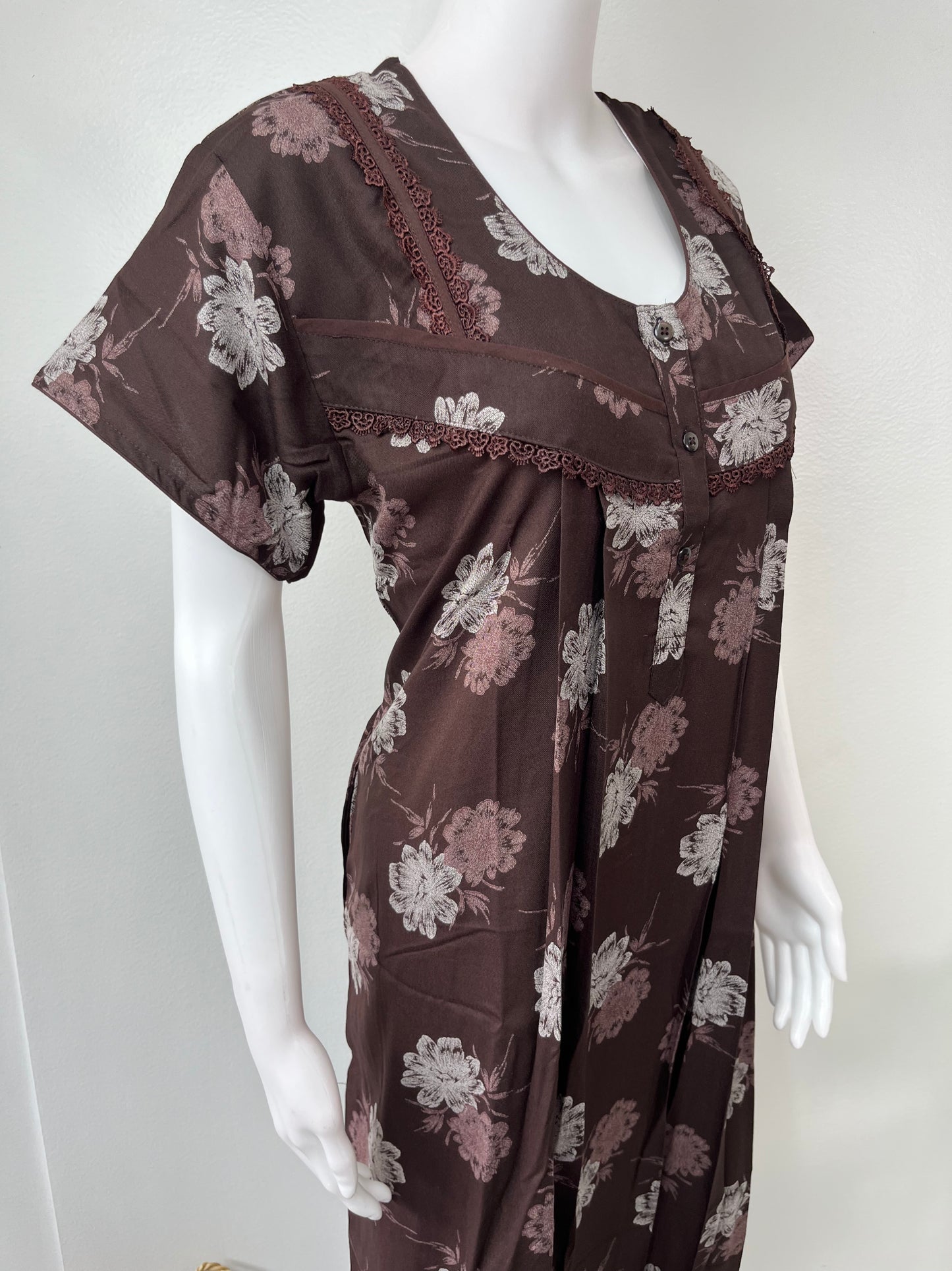 Alpine Pleated Nightgown for Women