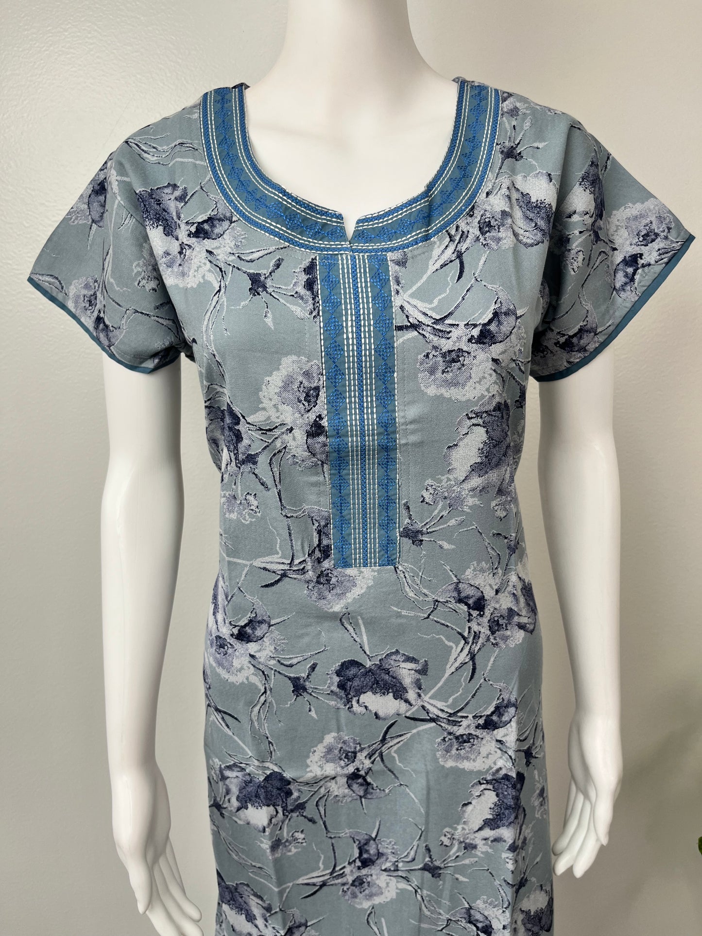 Grey Alpine Nightgown Elegant & Long-Lasting