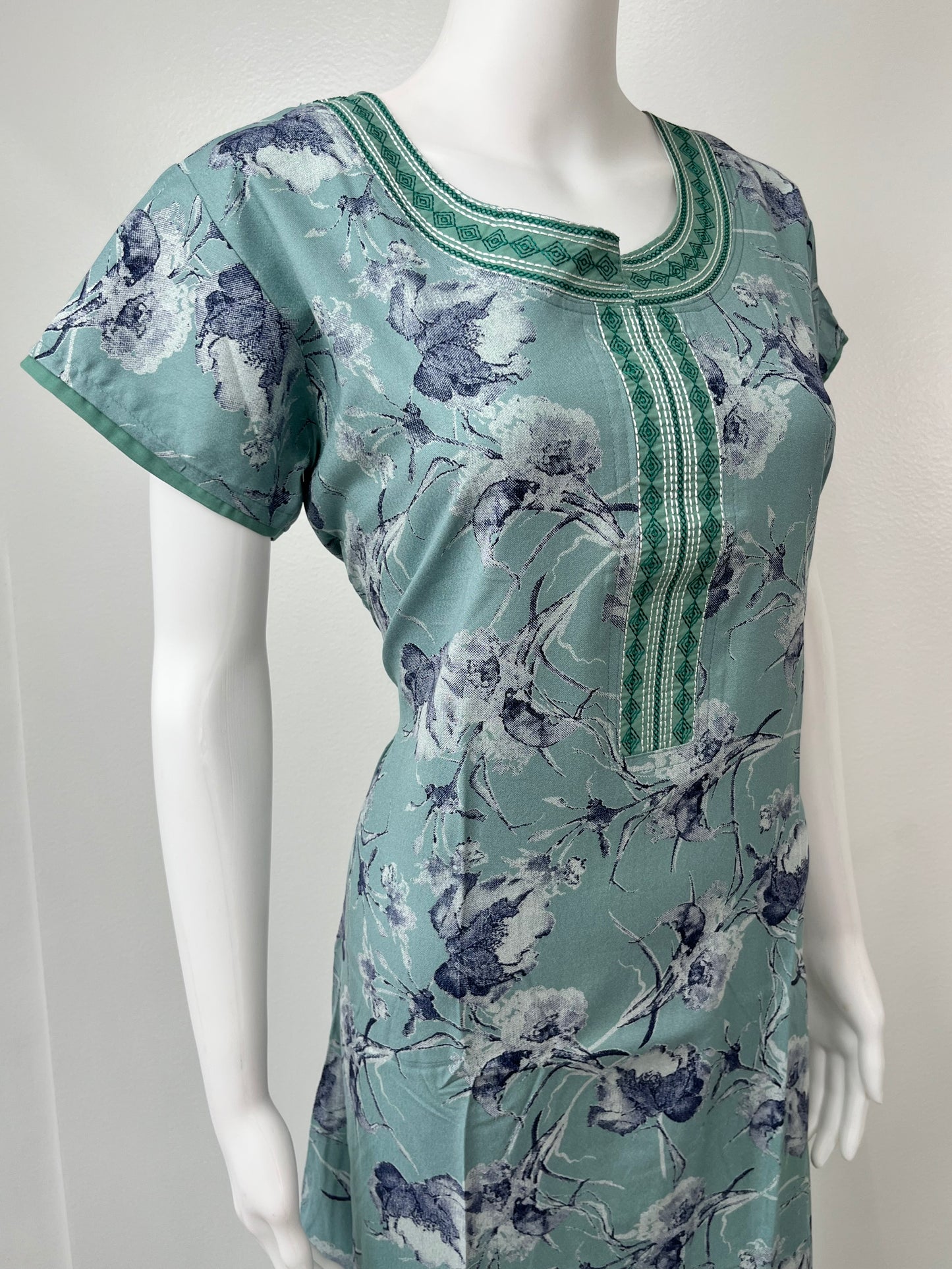 Sea Green Soft & Breathable Alpine Nighty
