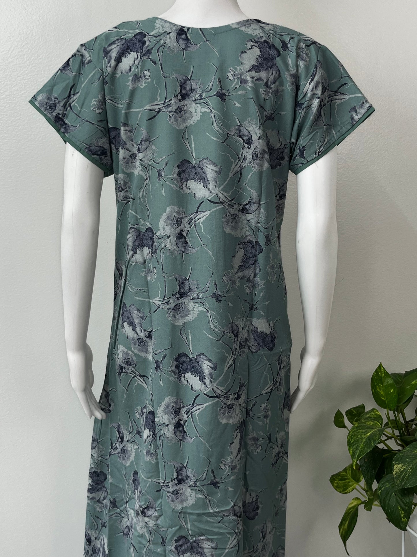 Sea Green Soft & Breathable Alpine Nighty