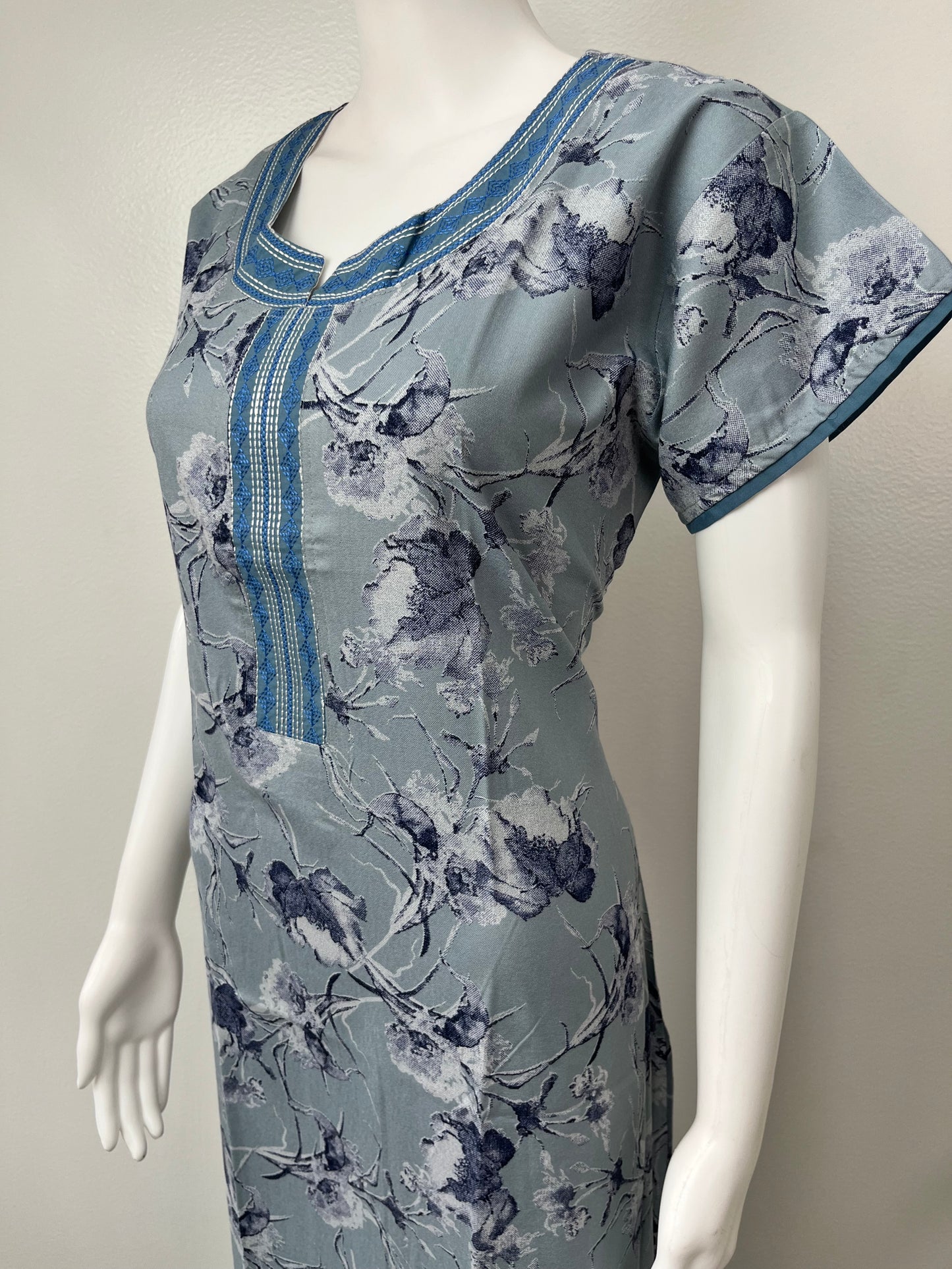 Grey Alpine Nightgown Elegant & Long-Lasting