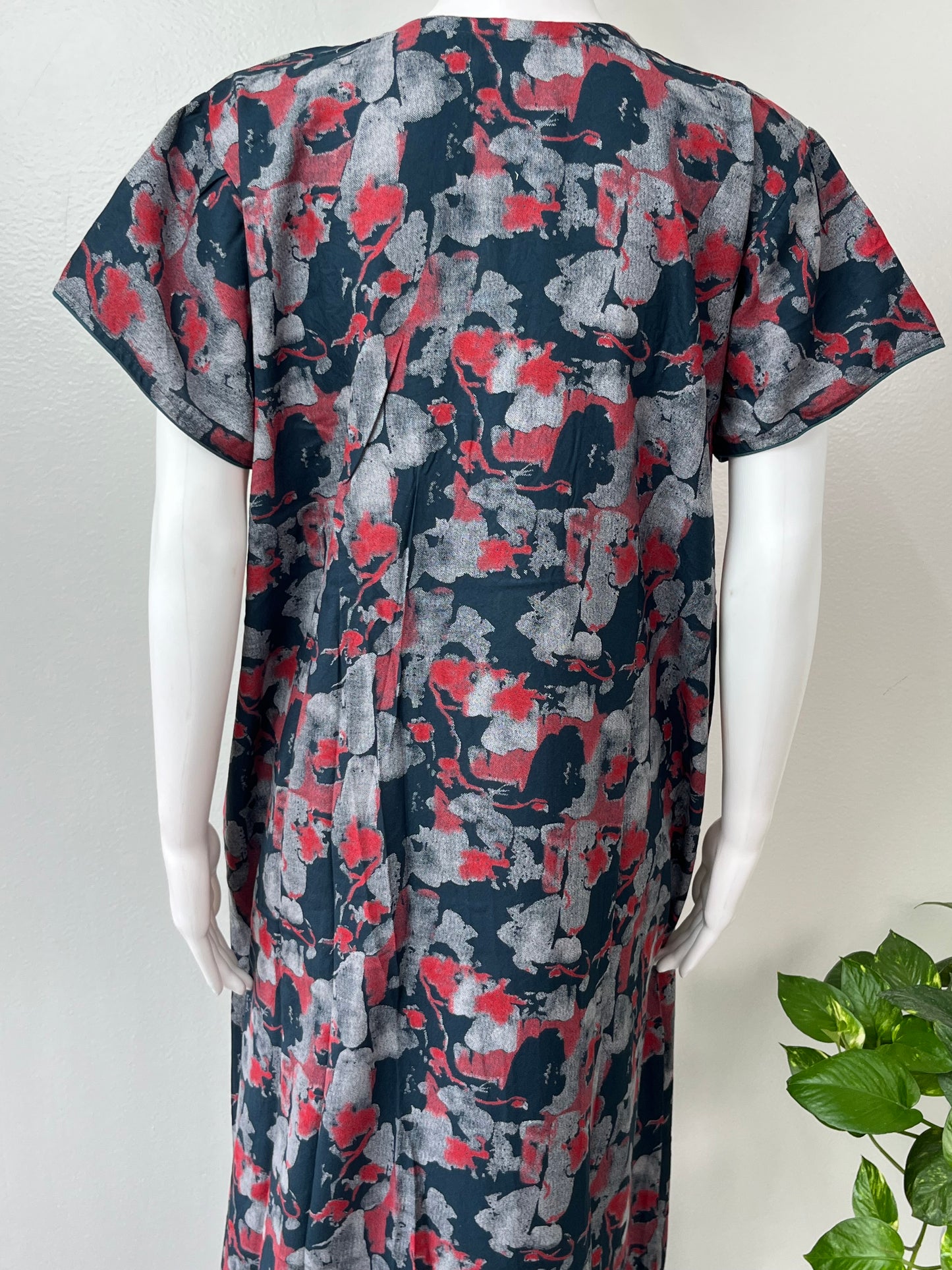 Bottle Green Alpine Fabric Nightgown Soft & Breathable