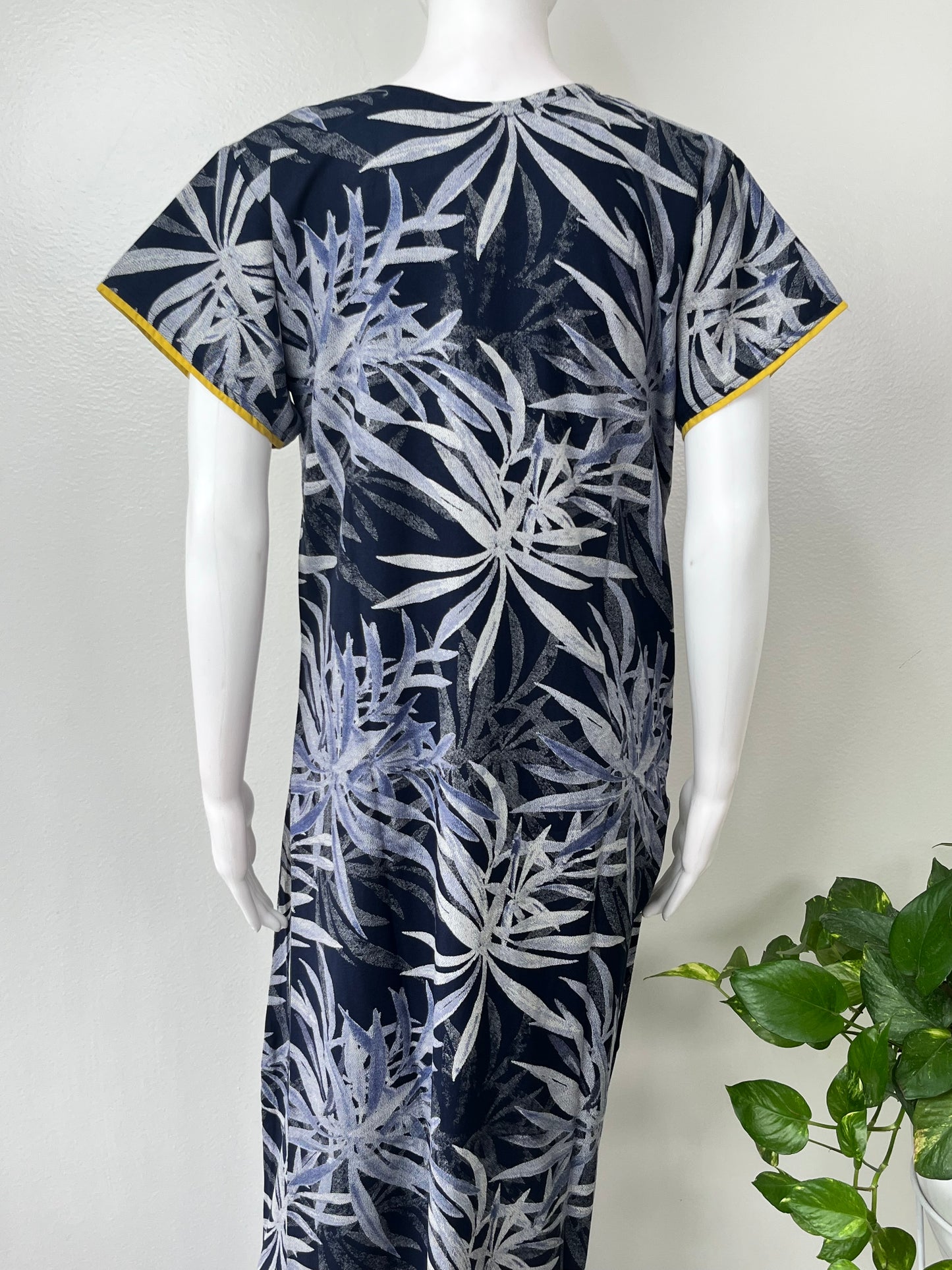 Navy Blue Soft & Breathable Alpine Fabric Nighty