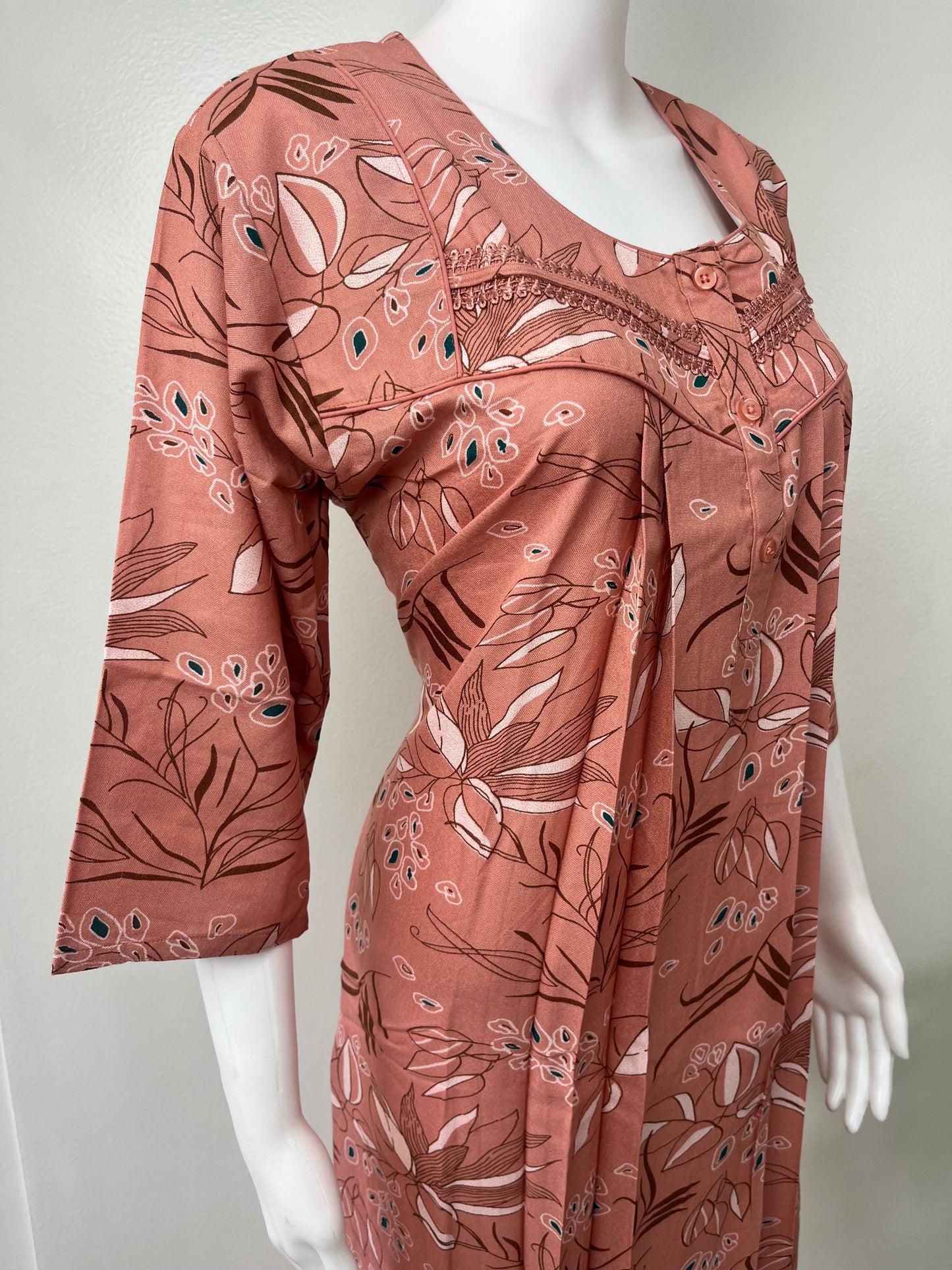 Carrot Premium Alpine Nighty with Long Sleeves