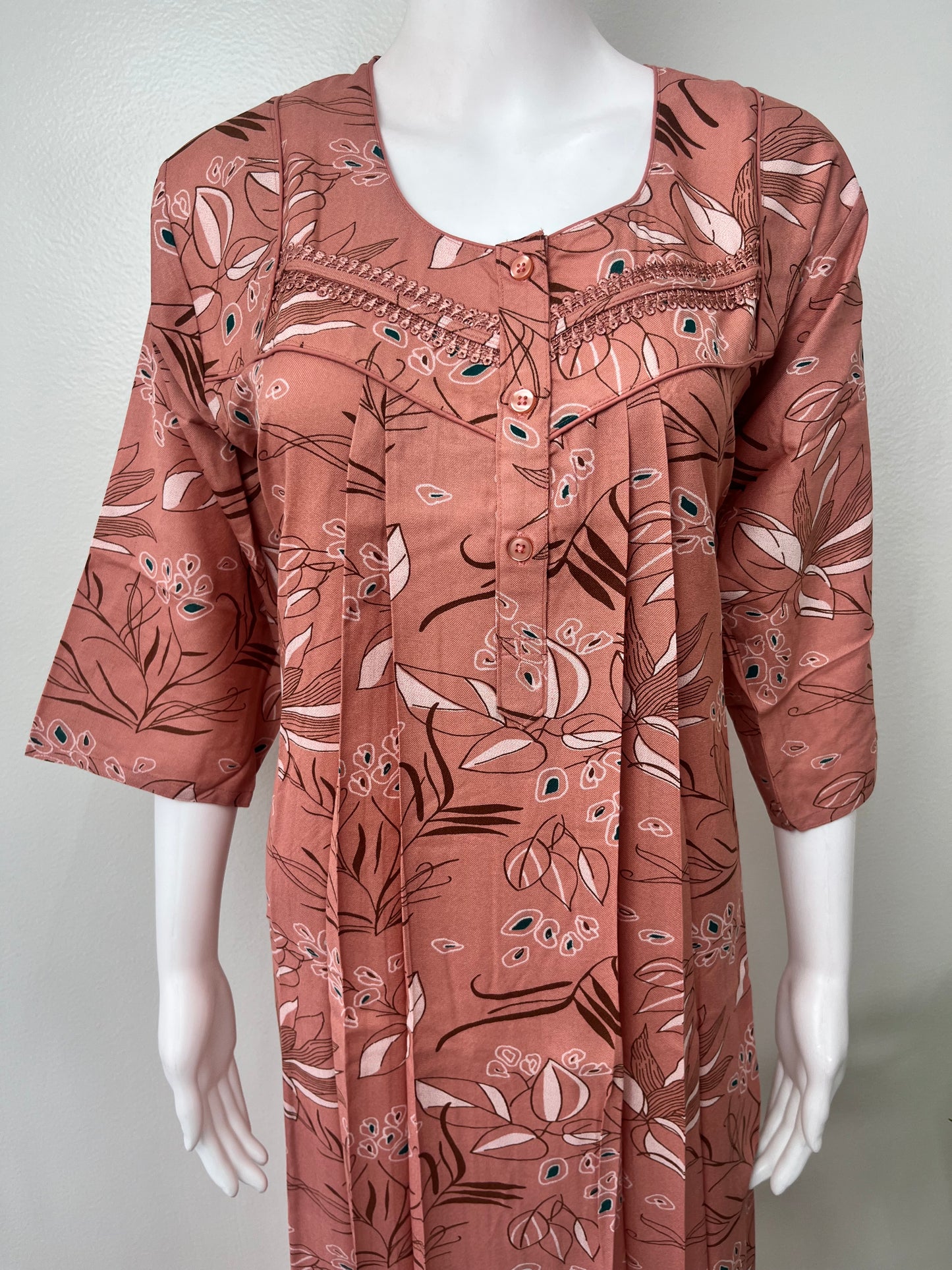 Carrot Premium Alpine Nighty with Long Sleeves