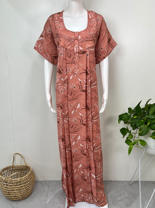 Carrot Soft & Breathable Alpine Nighty Perfect for All Seasons