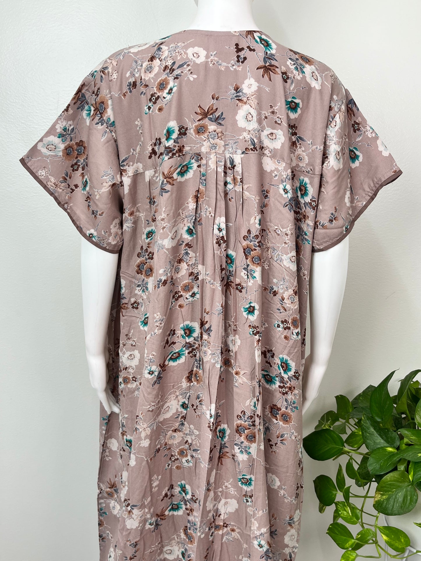Desert Brown Alpine Fabric Nightgown Soft & Breathable