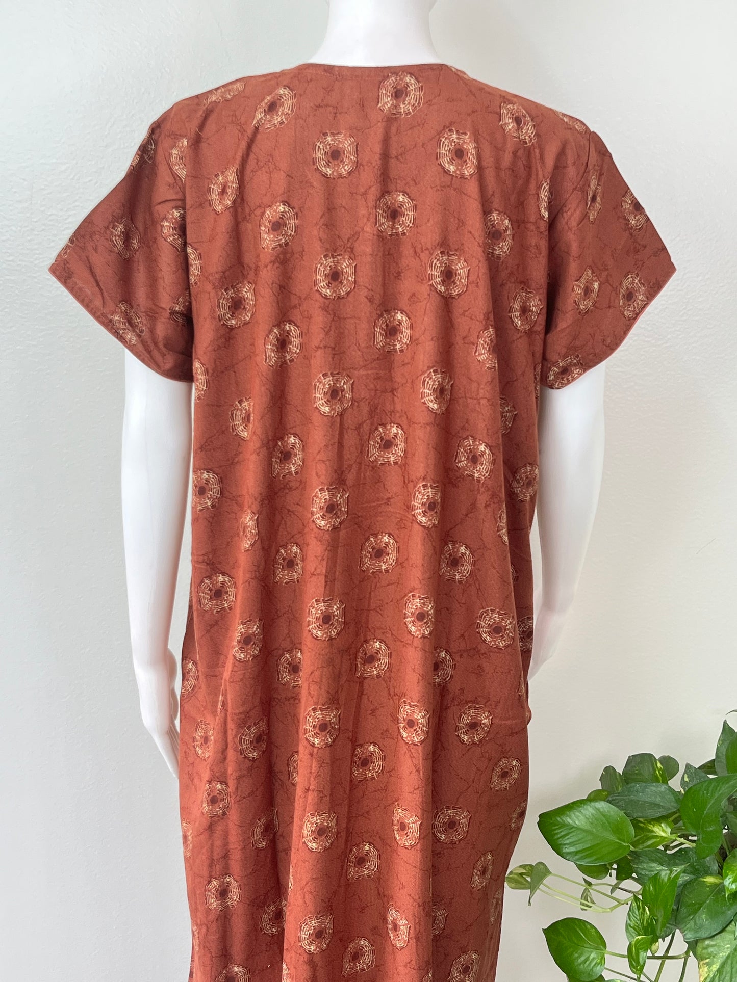 Rust Alpine Nightgown Elegant & Long-Lasting