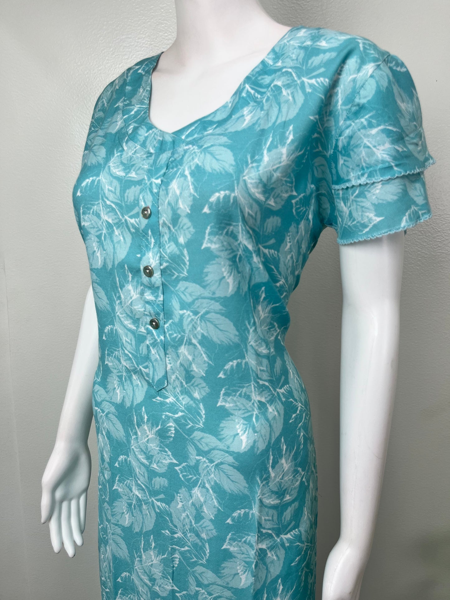 Sky Blue Alpine Fabric Umbrella Style Nighty