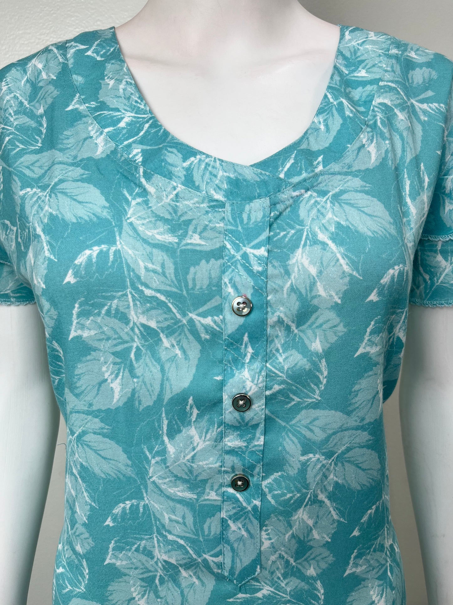Sky Blue Alpine Fabric Umbrella Style Nighty