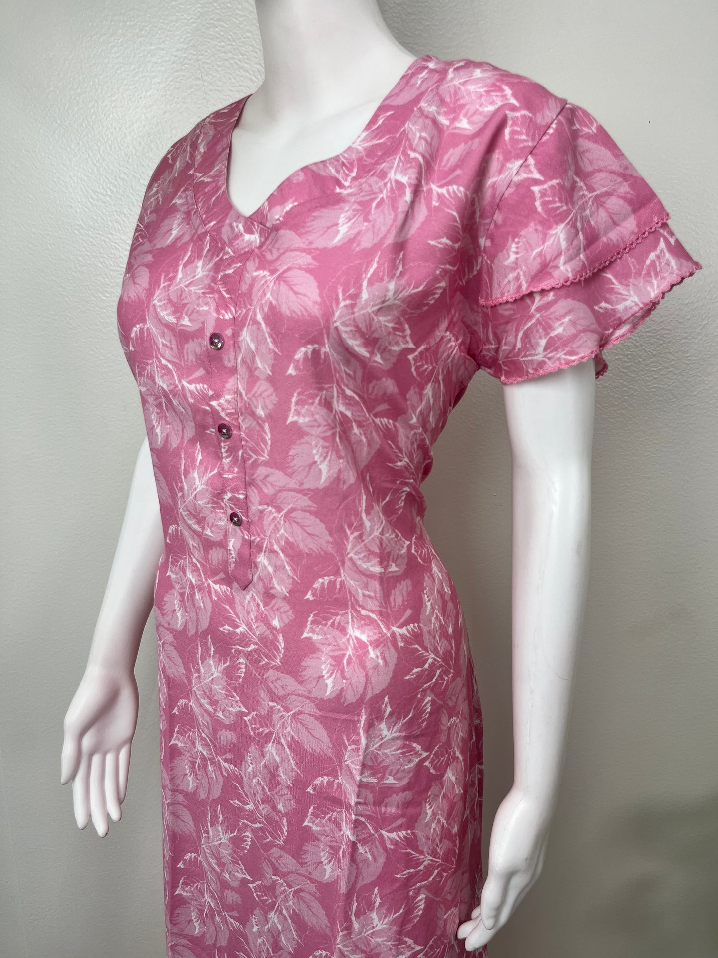 Baby Pink Umbrella Nightgown in Alpine Fabric