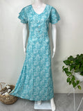 Sky Blue Alpine Fabric Umbrella Style Nighty