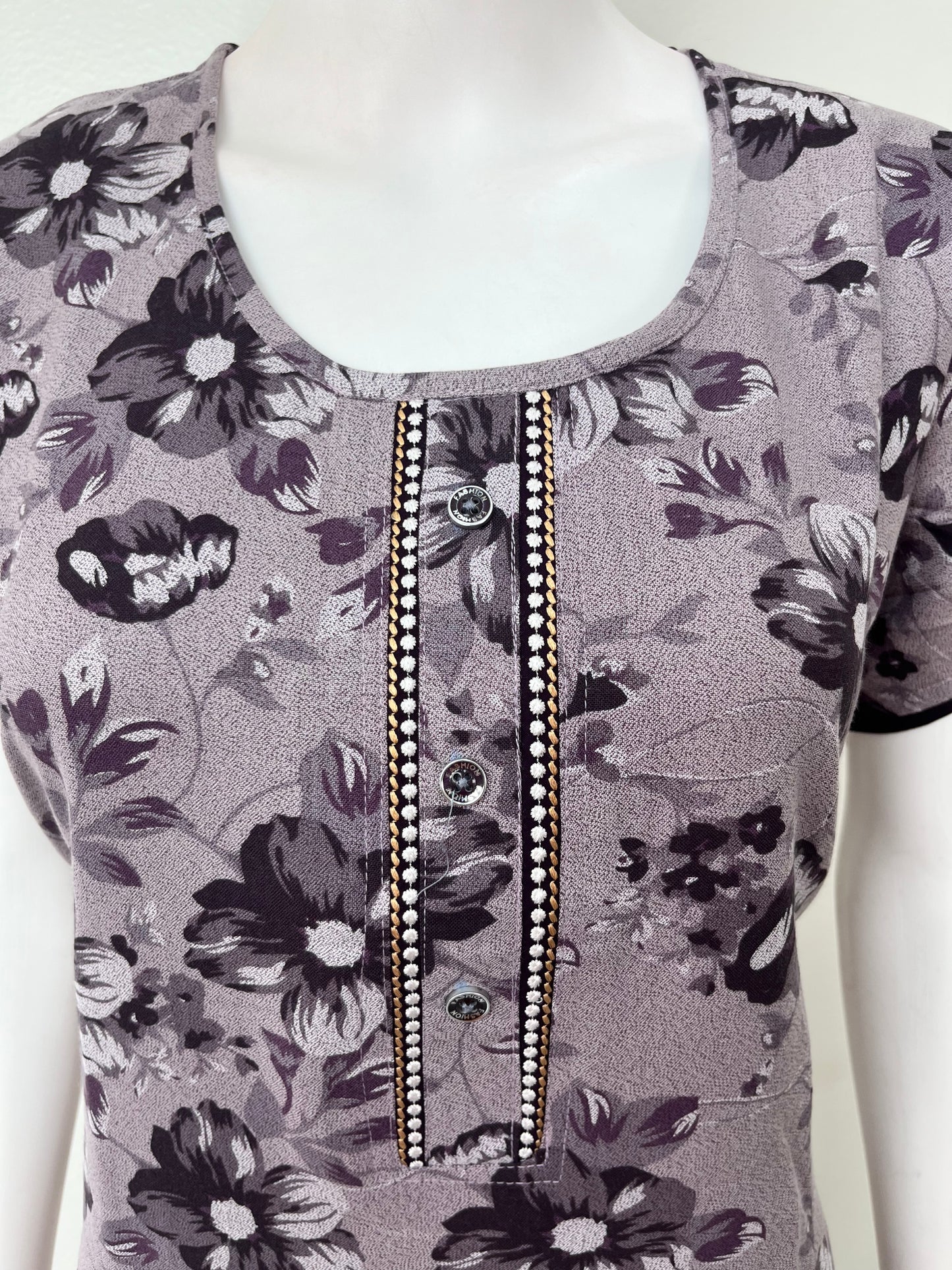 Purple Soft & Breathable Alpine Nightgown