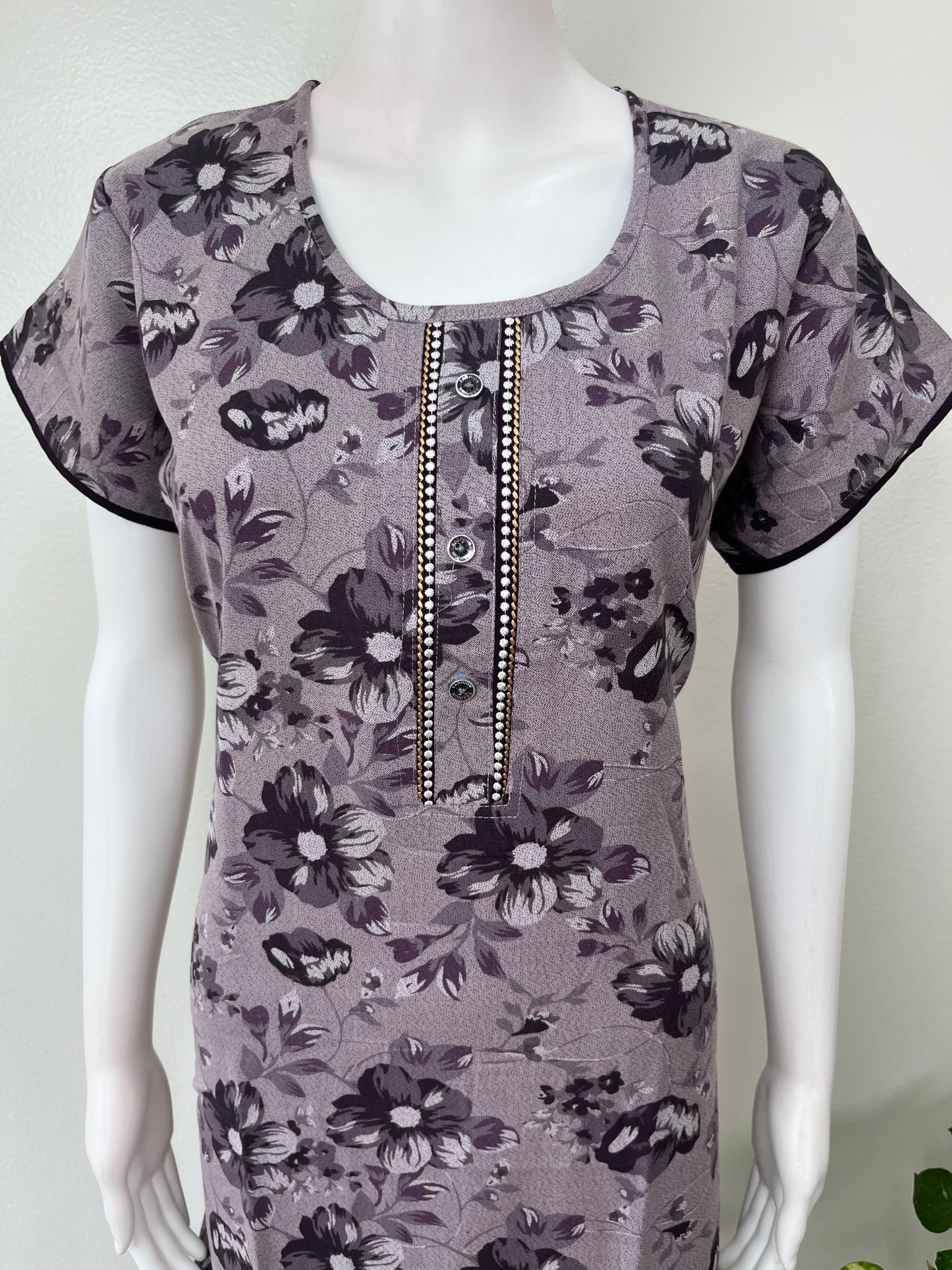 Purple Soft & Breathable Alpine Nightgown