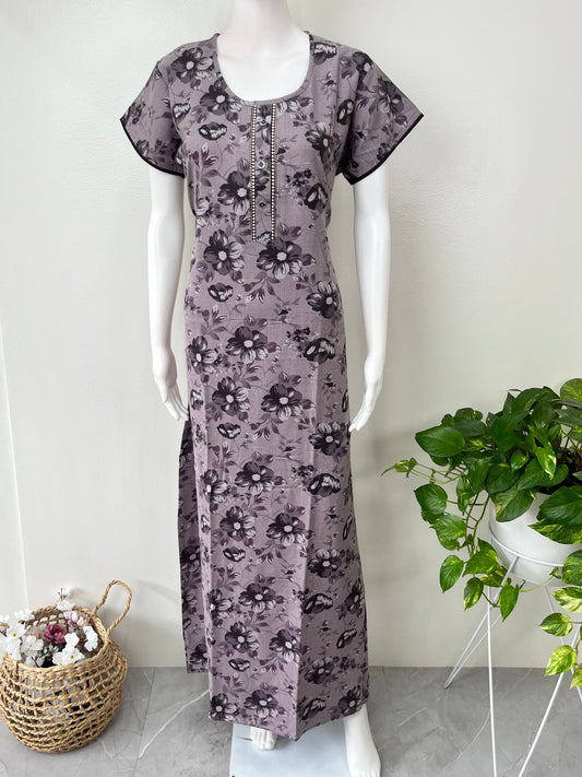 Purple Soft & Breathable Alpine Nightgown