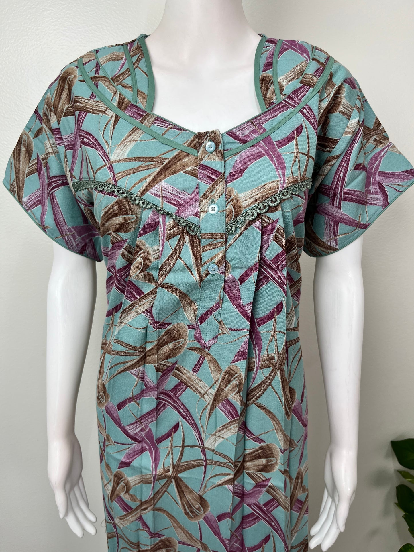 Neon Digital Print Alpine Fabric Nighty