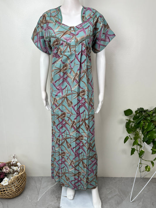 Neon Digital Print Alpine Fabric Nighty