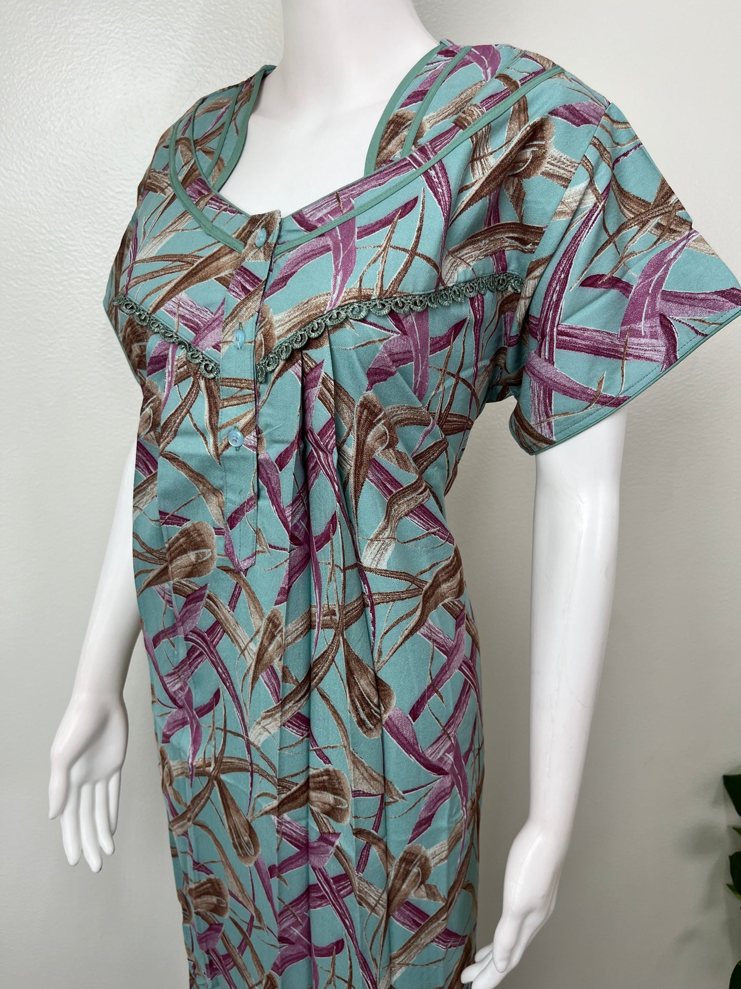 Neon Digital Print Alpine Fabric Nighty