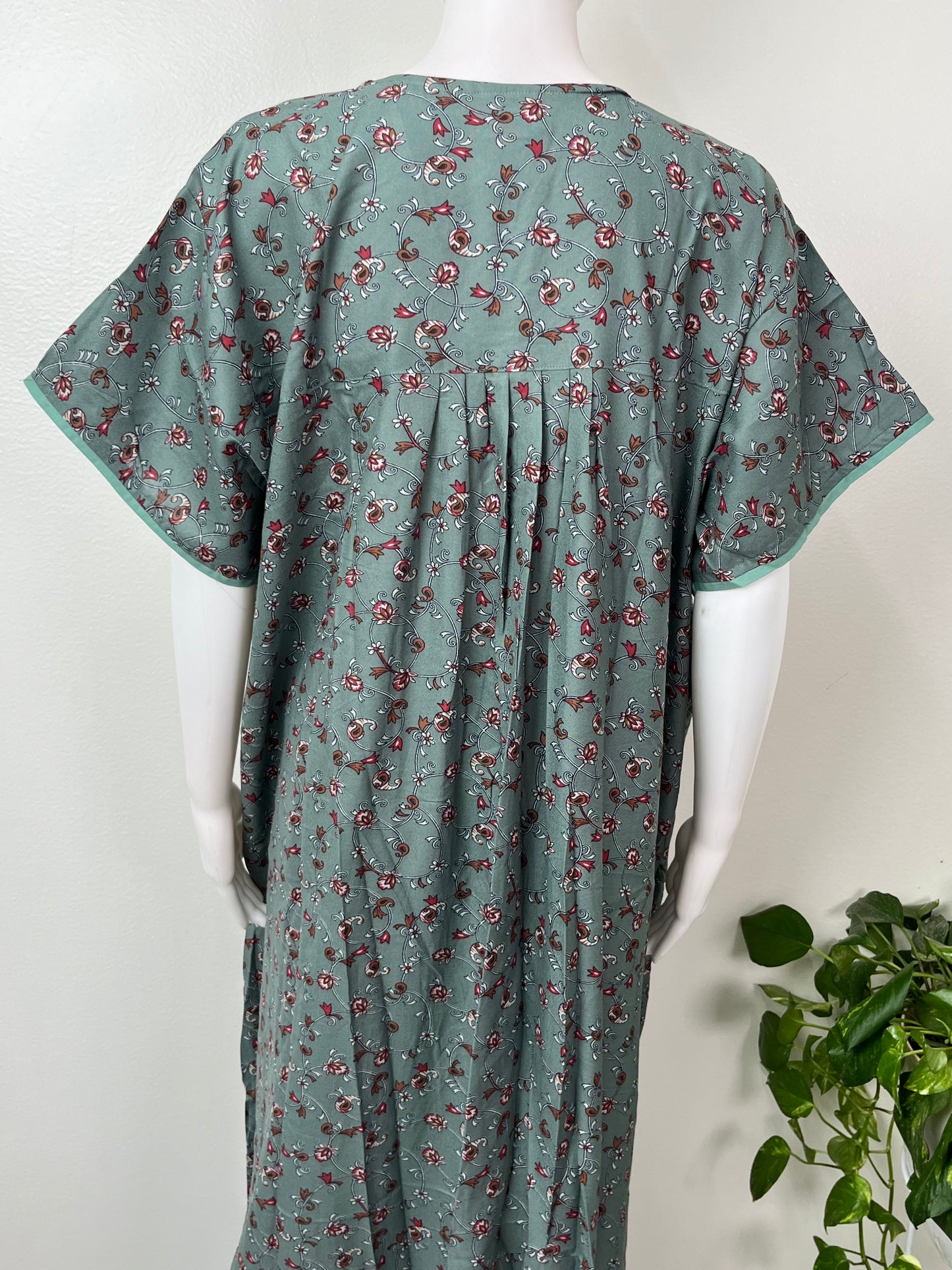 Green Soft & Breathable Alpine Fabric Nighty