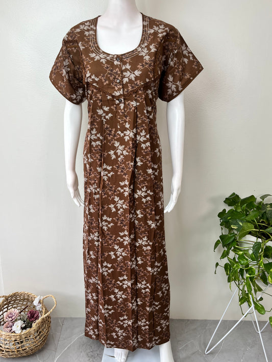 Brown Alpine Nightgown for Women