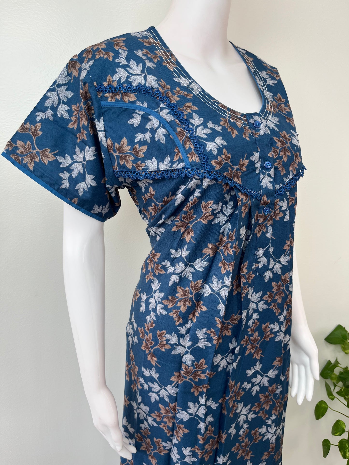 Navy Blue Alpine Nighty Elegant & Long-Lasting