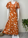 Orange Umbrella Style Nighty for Women