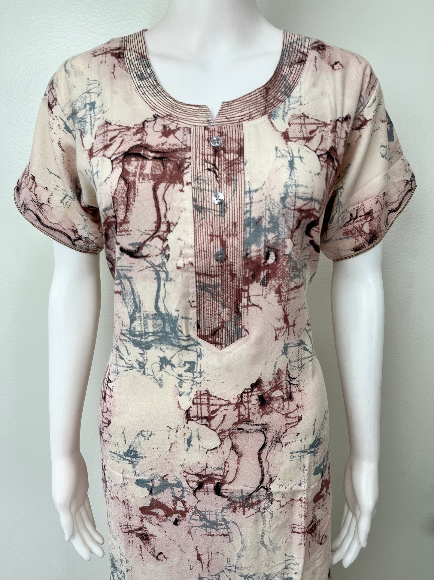 Coffee Alpine Fabric Soft & Breathable Nighty
