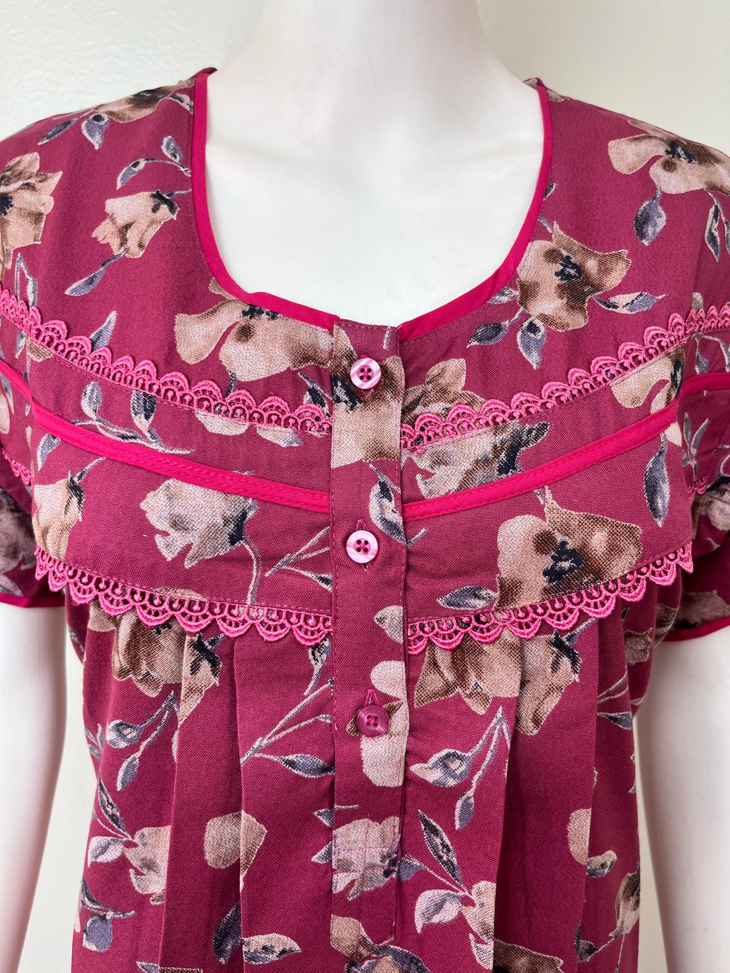 Dark Pink Alpine Soft & Breathable Nighty