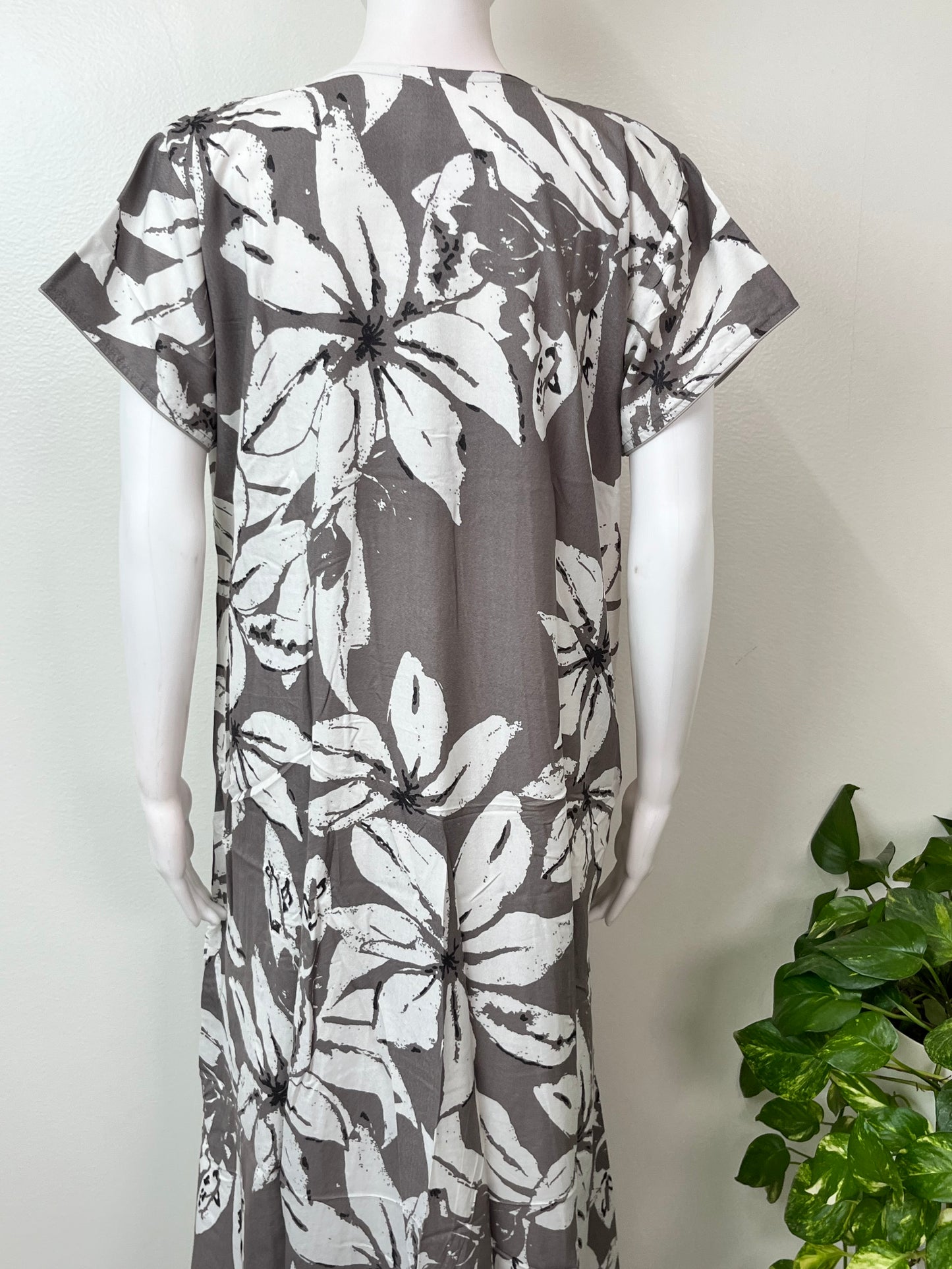Gray Premium Alpine Fabric Nightgown