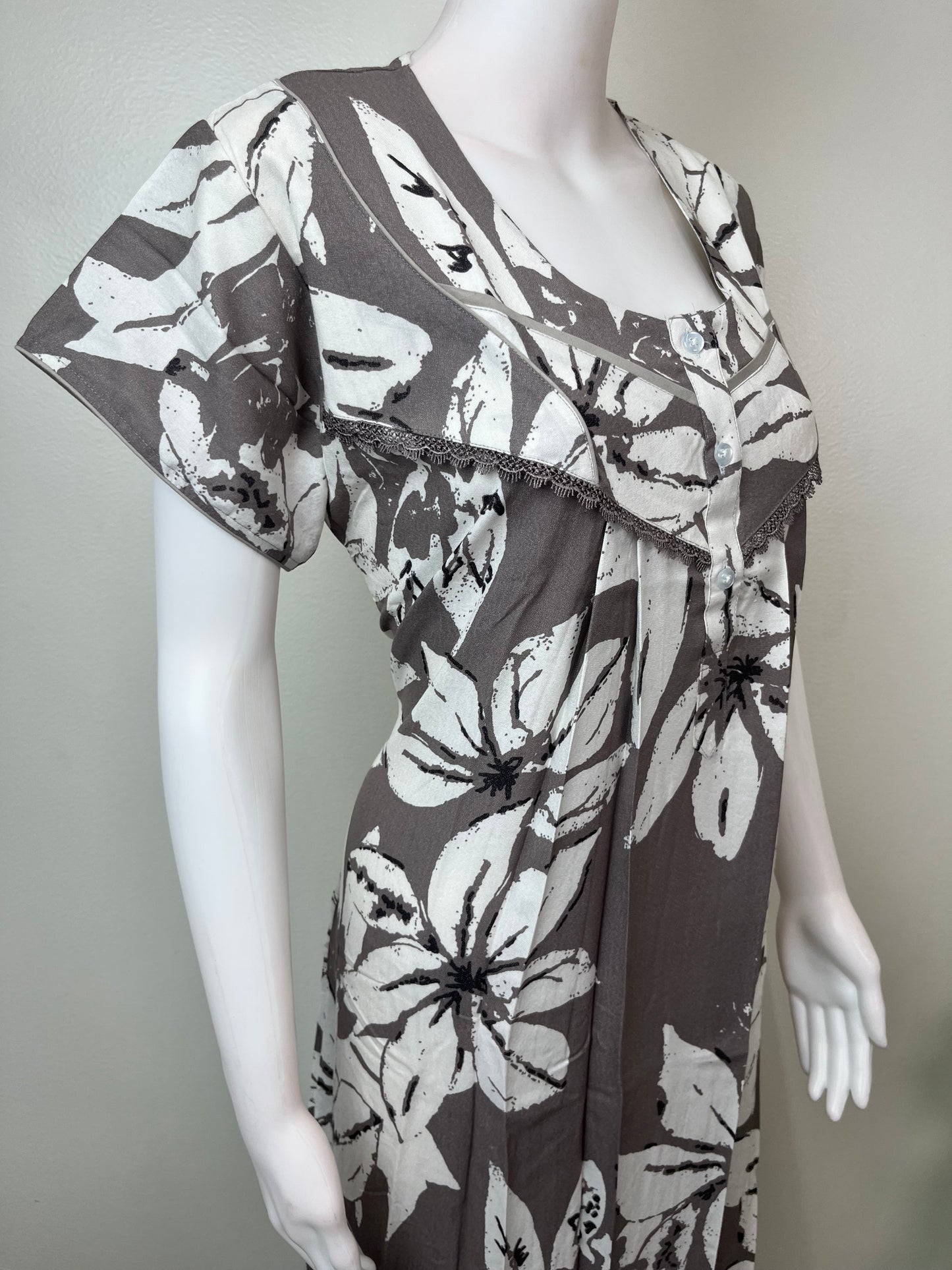 Gray Premium Alpine Fabric Nightgown