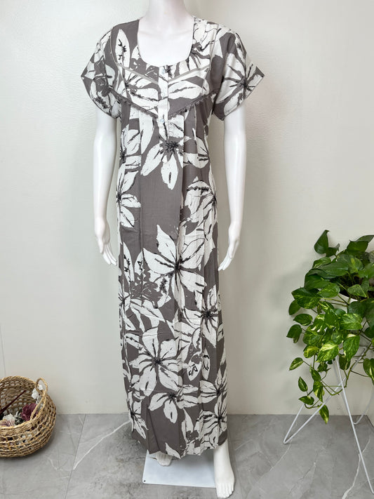 Gray Premium Alpine Fabric Nightgown