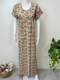 Cream Soft & Breathable Alpine Fabric Nightgown