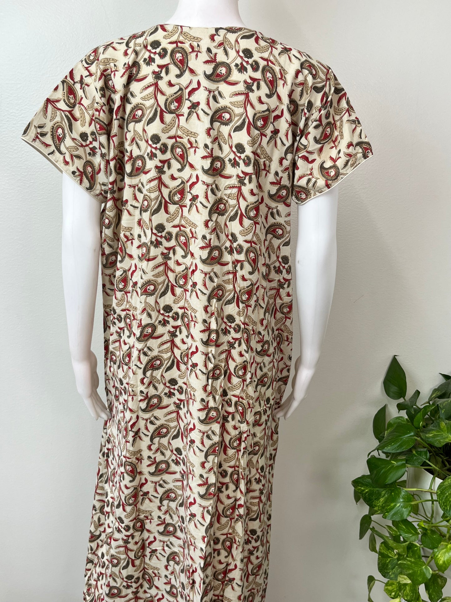 Cream Soft & Breathable Alpine Fabric Nightgown