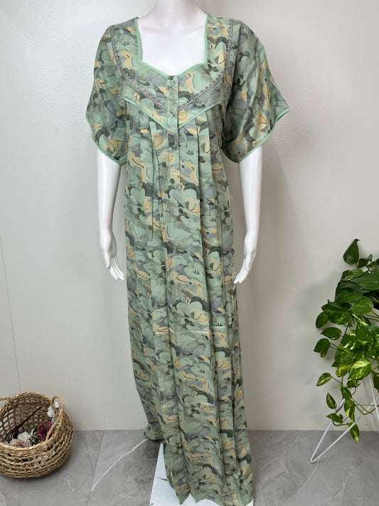 Green Soft & Breathable Alpine Nightgown