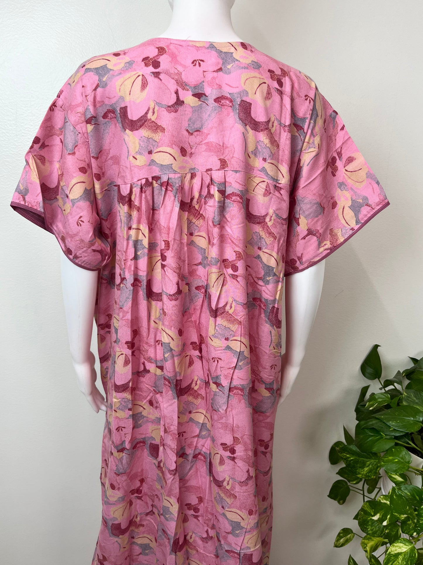 Baby Pink Alpine Fabric Nightgown Elegant & Long-Lasting