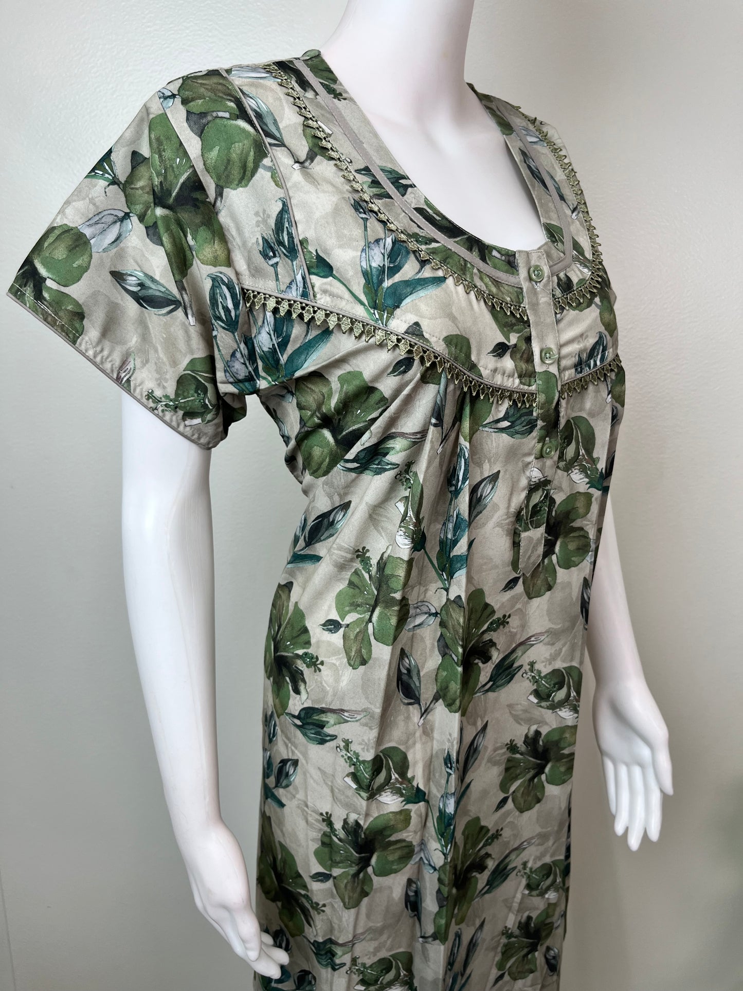 Printed Alpine Fabric Nighty for Women