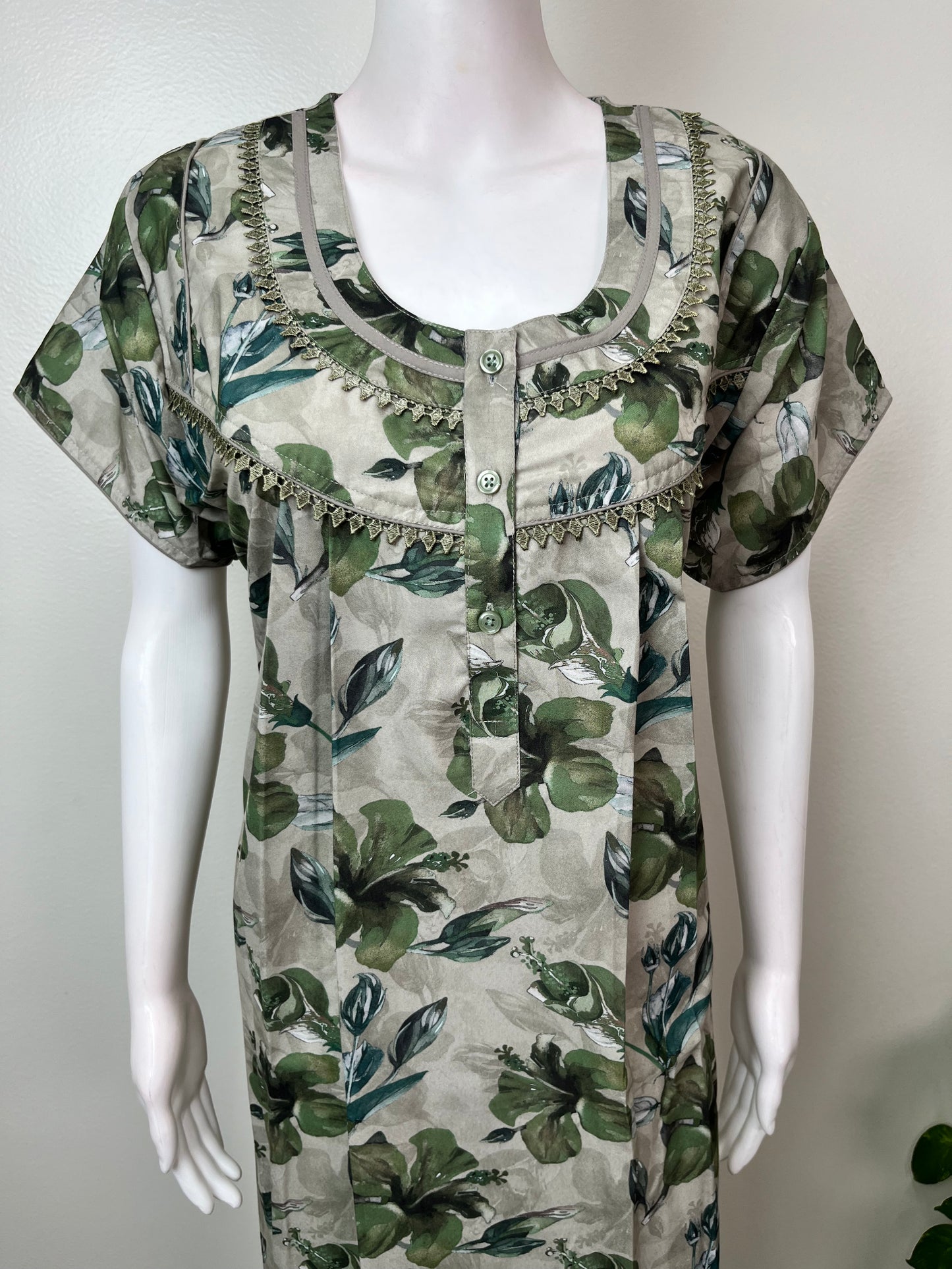 Printed Alpine Fabric Nighty for Women