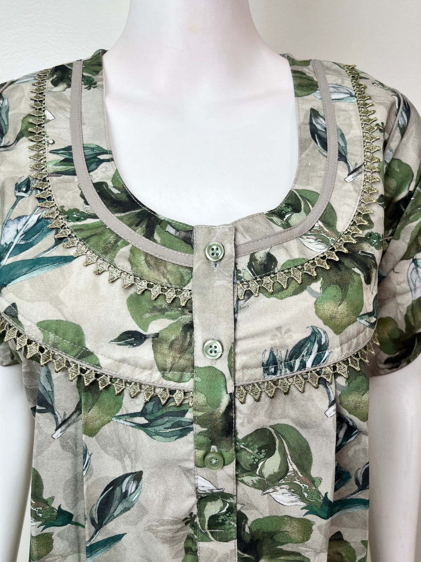 Printed Alpine Fabric Nighty for Women