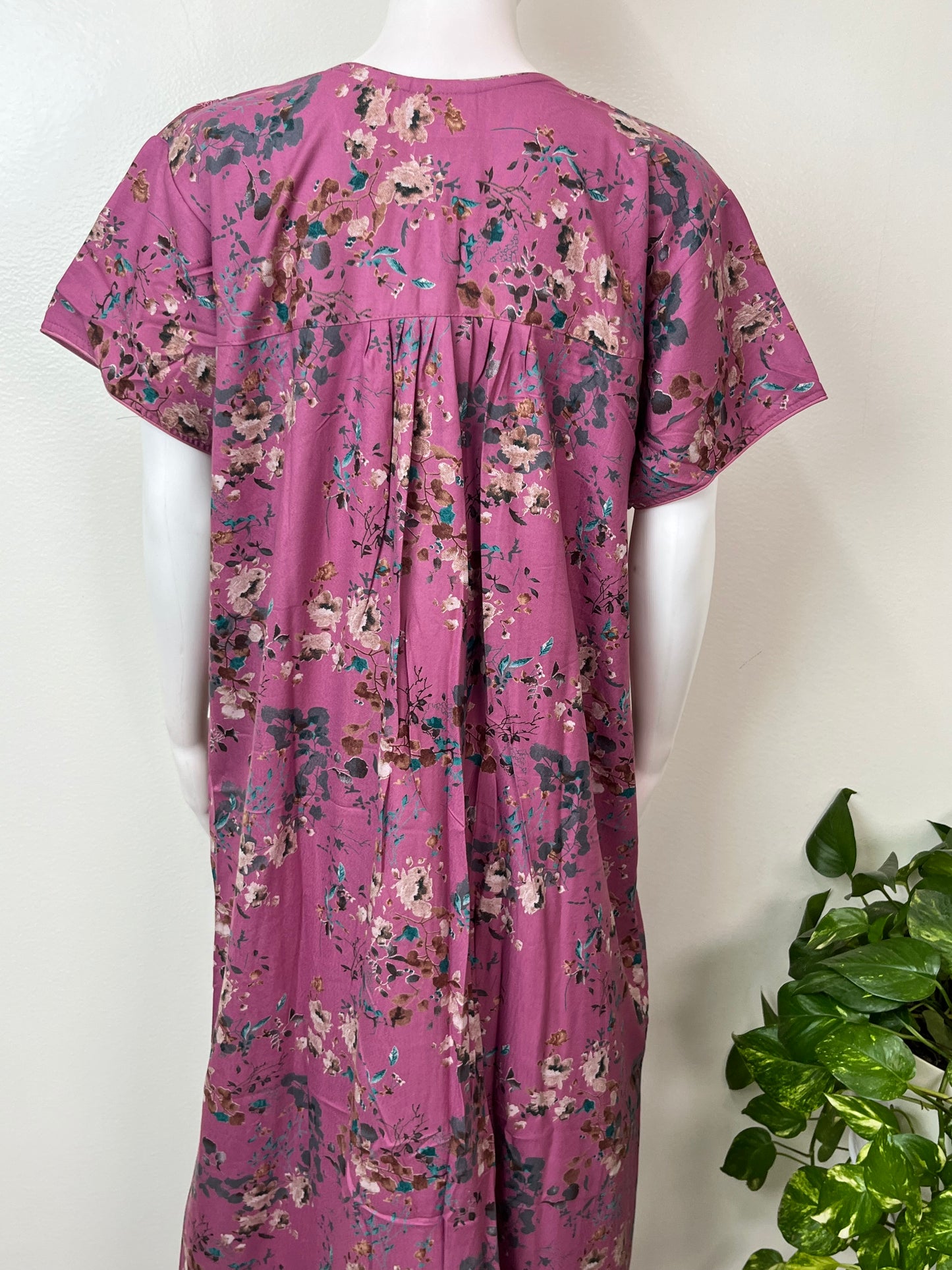 Printed Alpine Fabric Nightgown